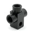HEL Aluminium AN3 Female T-Piece Adapter with 6mm Mounting Hole HEL
