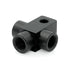 HEL Aluminium AN3 Female T-Piece Adapter with 6mm Mounting Hole HEL