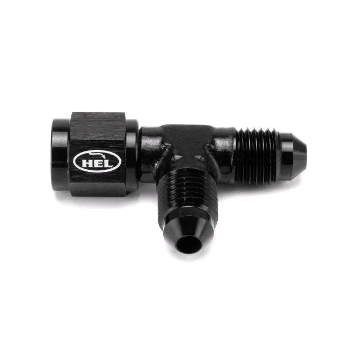 HEL Aluminium -4 AN Female On The Run Swivel T-Piece Adapter - D&C – DC ...