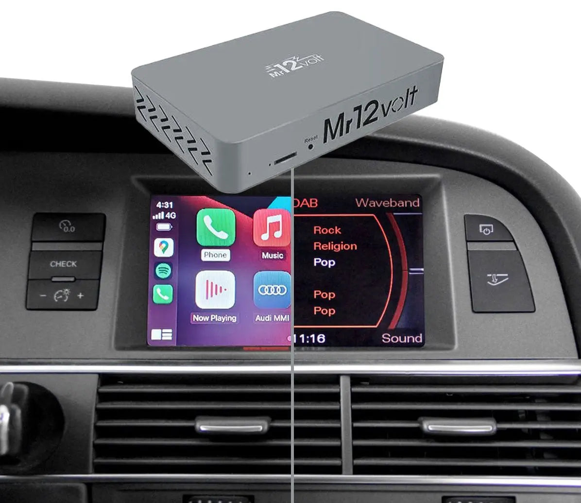 Audi Communication Interface Module Mr12Volt Audi MMI 3G 3G+ CarPlay & AA Interface A4 A5 A6 A7 Q5 Q7 DSP ...